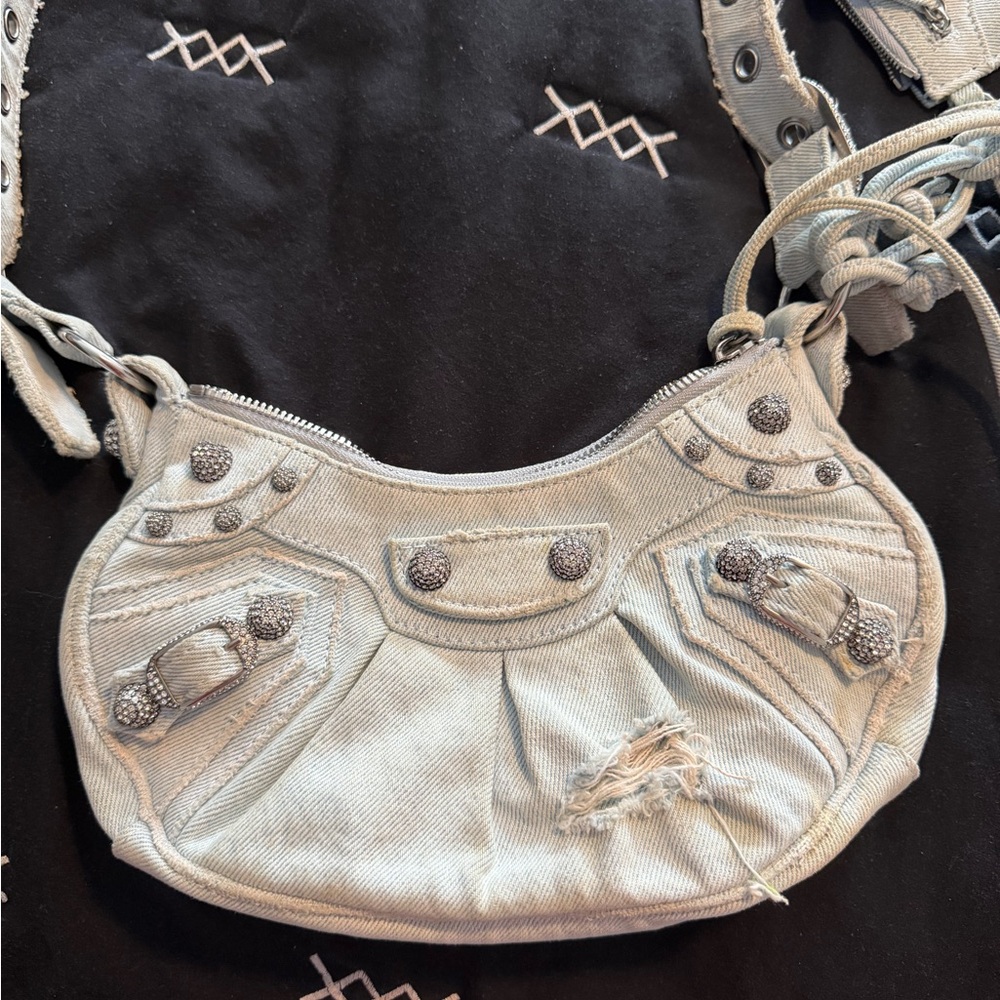 Balenciaga demin Shoulder Bag